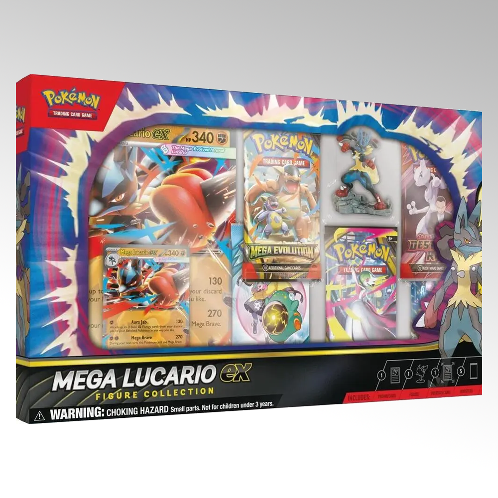 Caja de Colección Figura Mega Lucario ex - ESP 🇪🇸